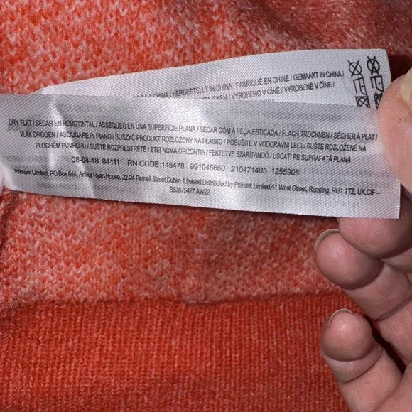 Primark Cares XL Sweater Vest Watermelon Color GW995 - Picture 11 of 12